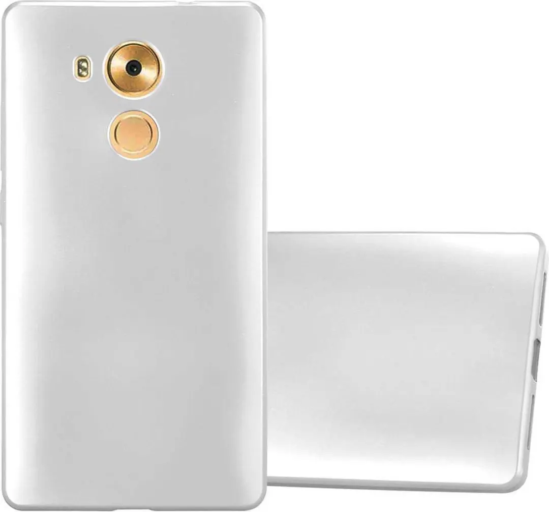 Cadorabo Hoesje geschikt voor Huawei MATE 8 in METALLIC ZILVER