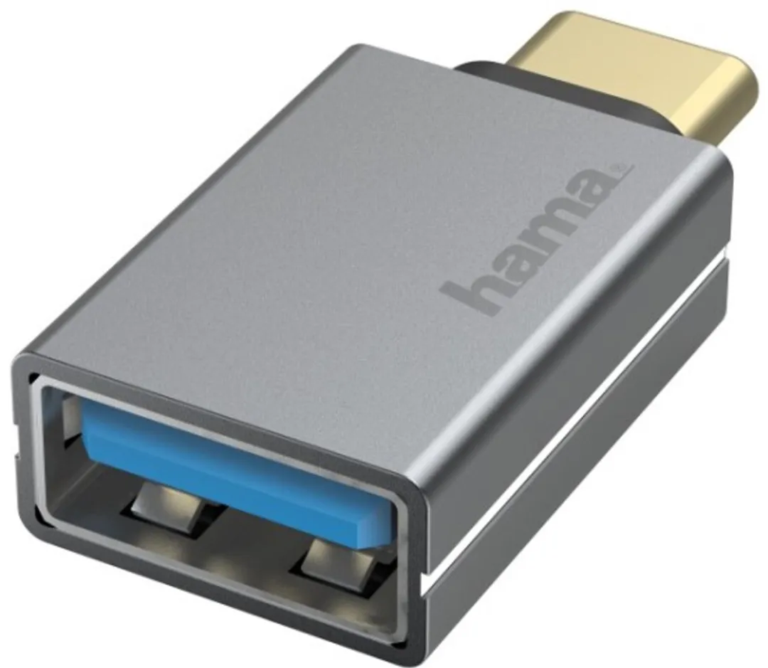 Hama USB 3.2 Gen 1 Adapter 00200300 - Grijs