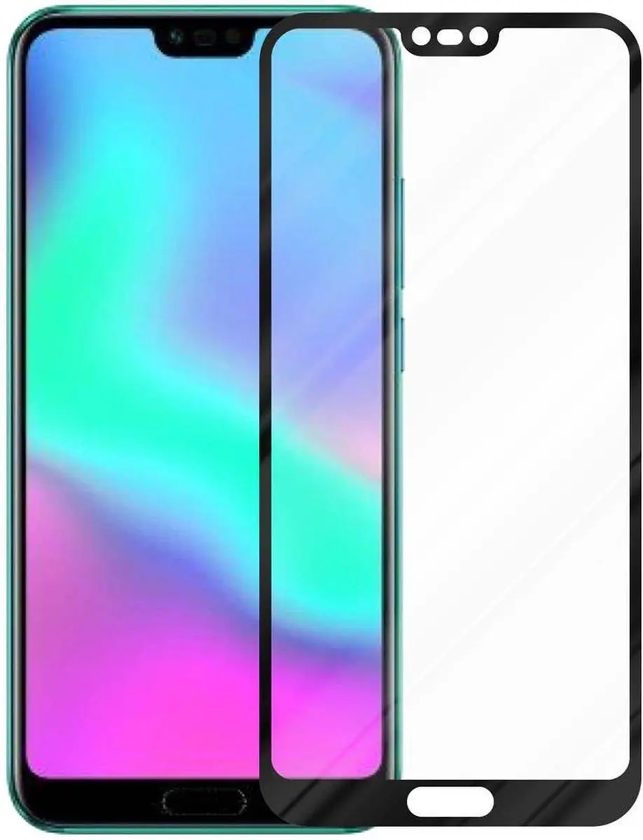 Cadorabo Volledig scherm pantserfolie geschikt voor Honor 10 in TRANSPARANT met