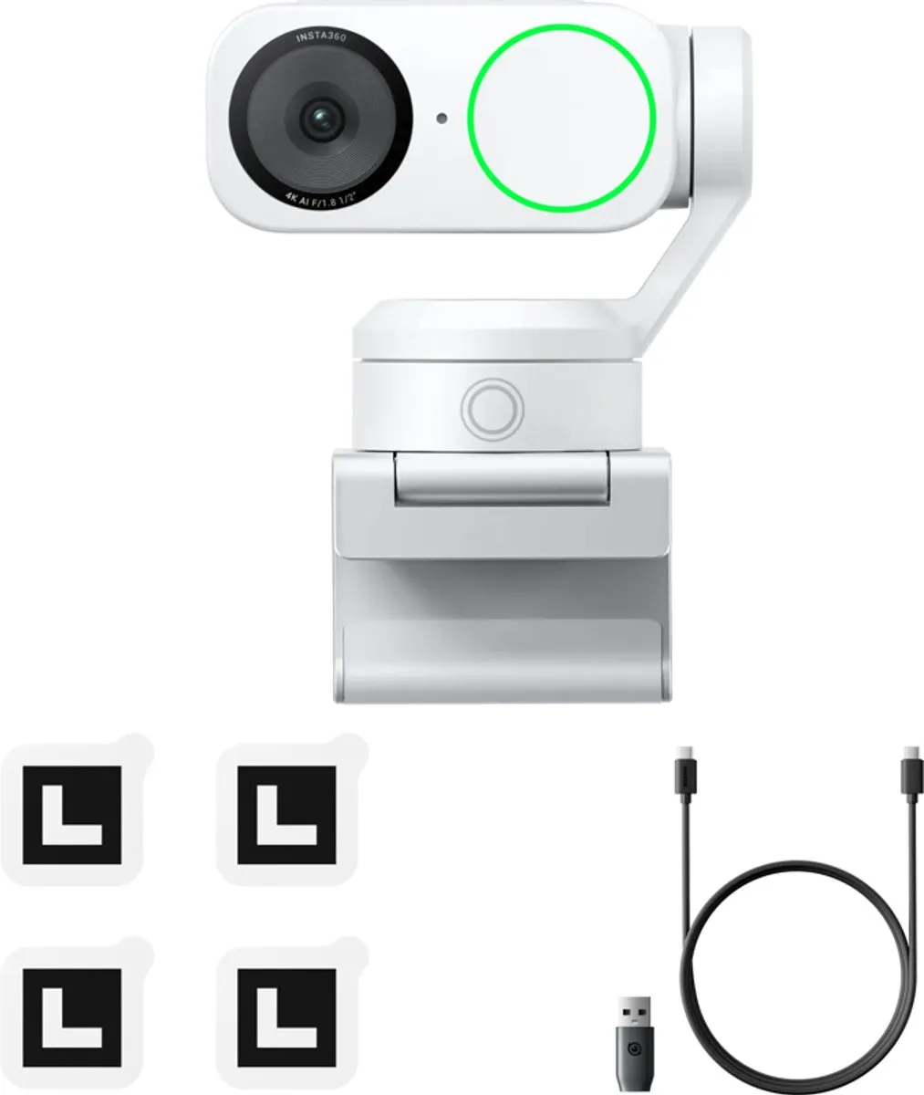 Insta360 Link 2 CINSABNB_2 Webcam 4K - Wit