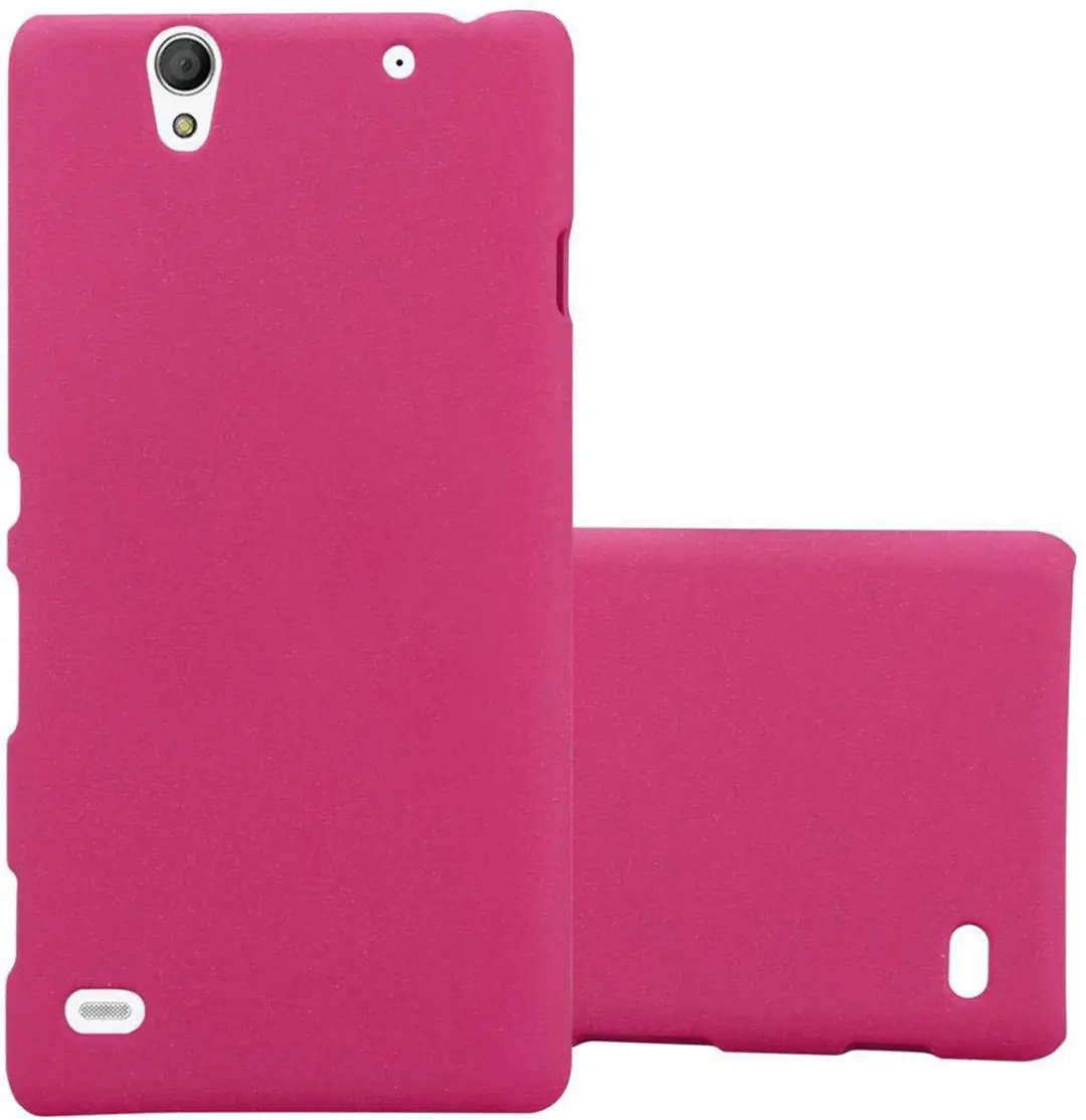 Cadorabo Hoesje geschikt voor Sony Xperia C4 in FROSTY ROZE