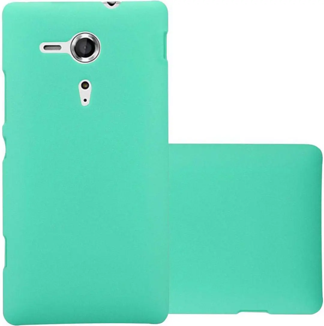 Cadorabo Hoesje geschikt voor Sony Xperia SP in FROSTY GROEN