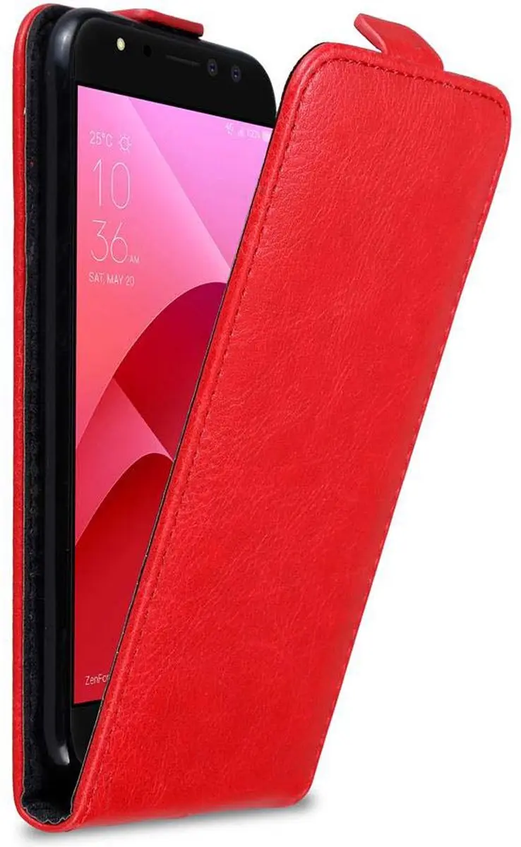 Cadorabo Hoesje geschikt voor Asus ZenFone 4 Selfie PRO in APPEL ROOD