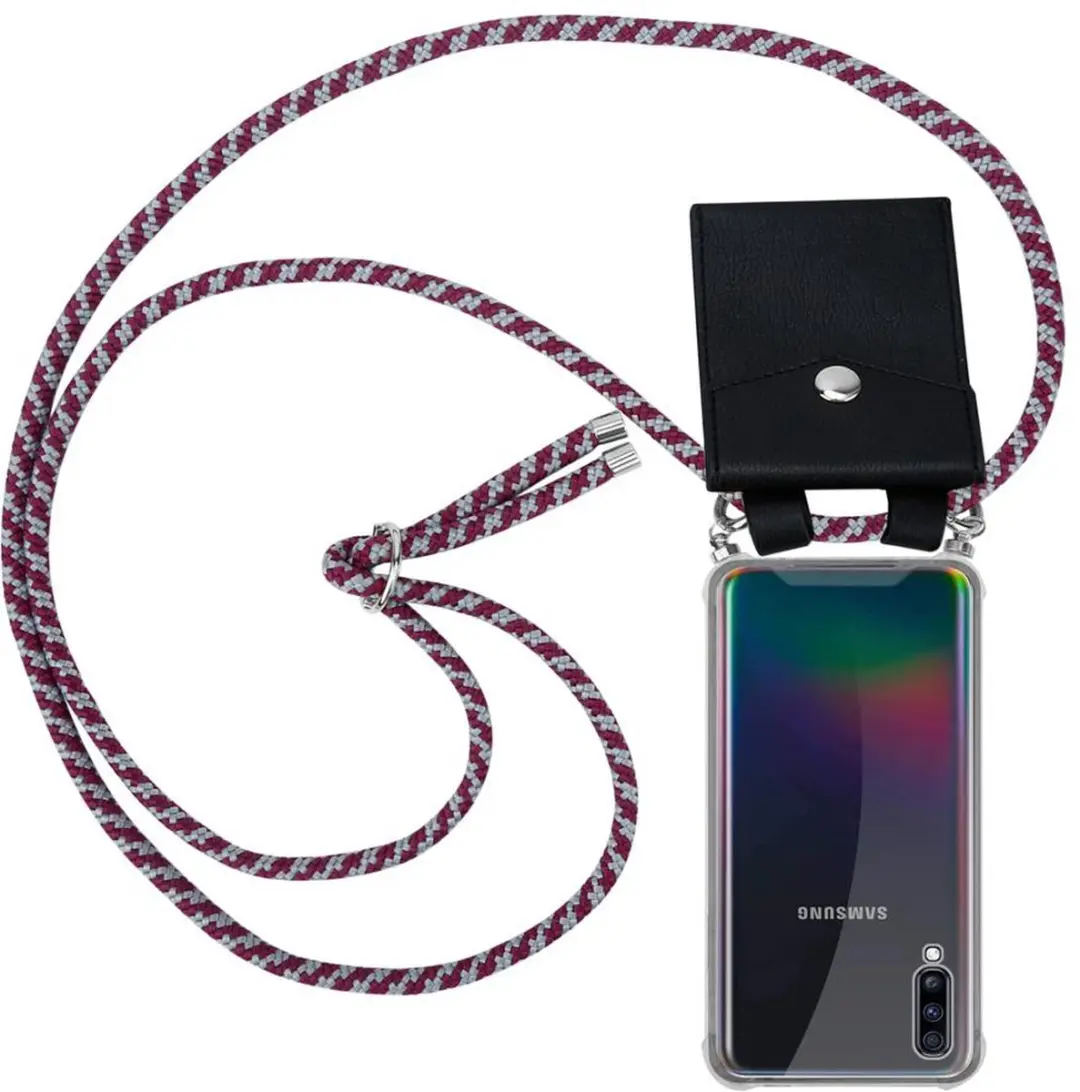 Cadorabo Hoesje geschikt voor Samsung Galaxy A70 / A70s in ROOD WIT