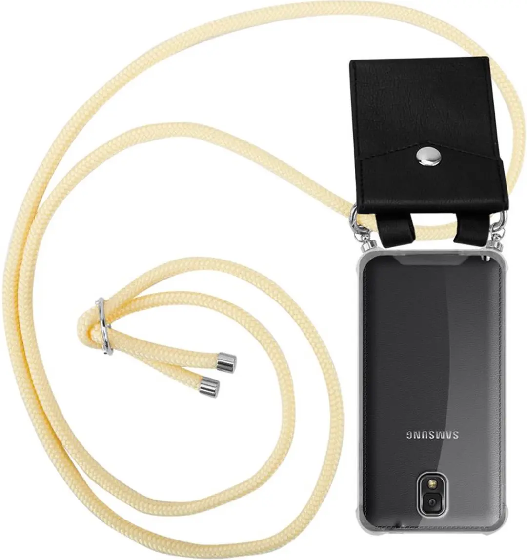 Cadorabo Hoesje geschikt voor Samsung Galaxy NOTE 3 in ROOM BEIGE