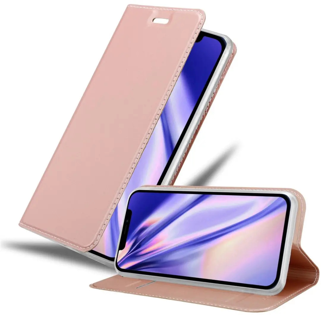 Cadorabo Hoesje geschikt voor Apple iPhone 12 MINI in CLASSY ROSE GOUD