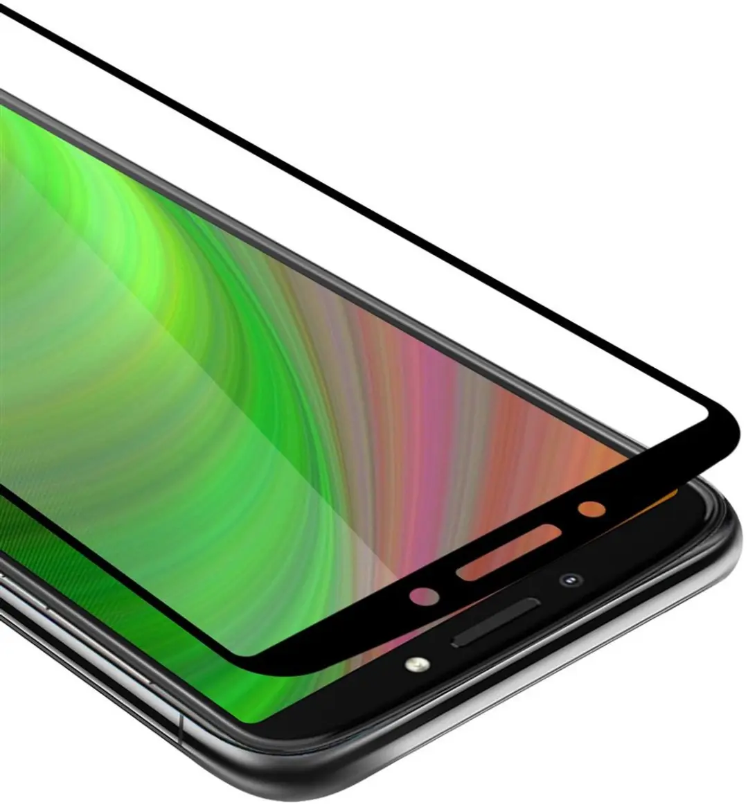 Cadorabo Screenprotector geschikt voor Motorola MOTO E5 PLUS Volledig scherm pan