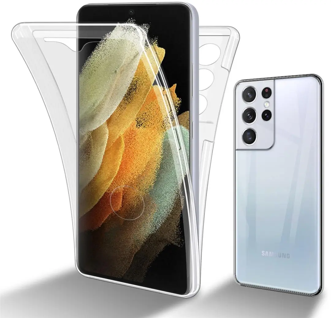 Cadorabo Hoesje geschikt voor Samsung Galaxy S21 ULTRA in TRANSPARANT