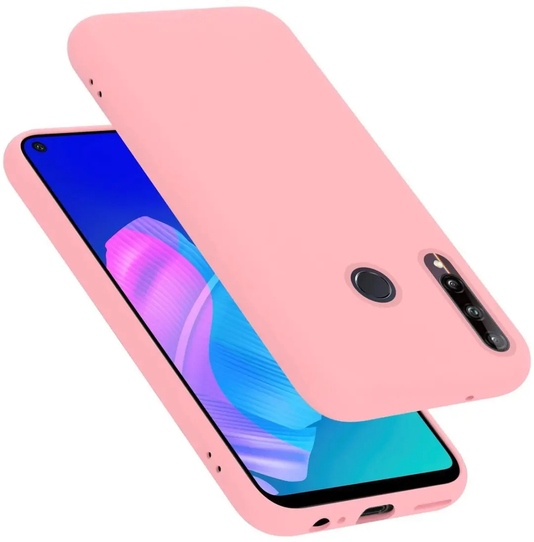 Cadorabo Hoesje geschikt voor Huawei P40 LITE E in LIQUID ROZE