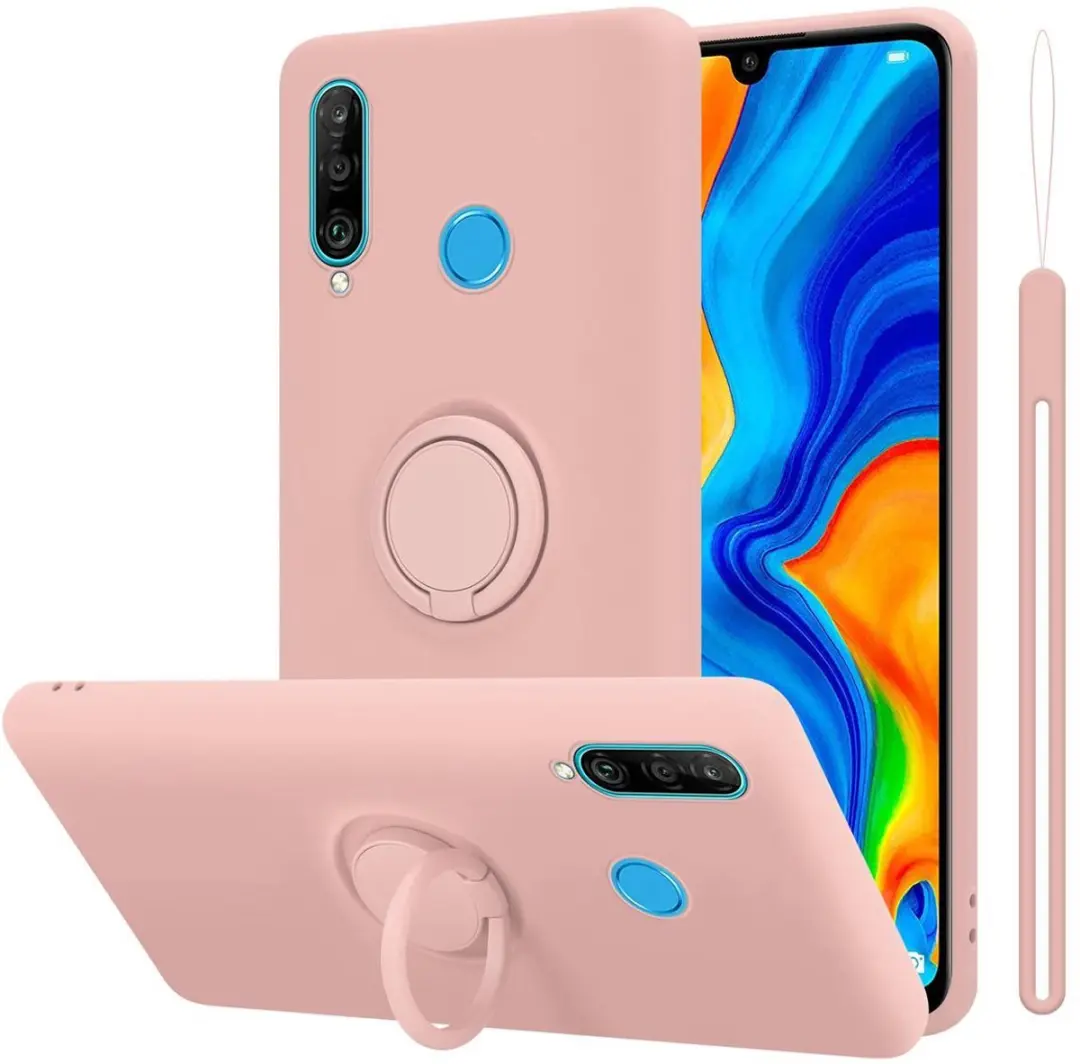 Cadorabo Hoesje geschikt voor Huawei P30 LITE in LIQUID ROZE