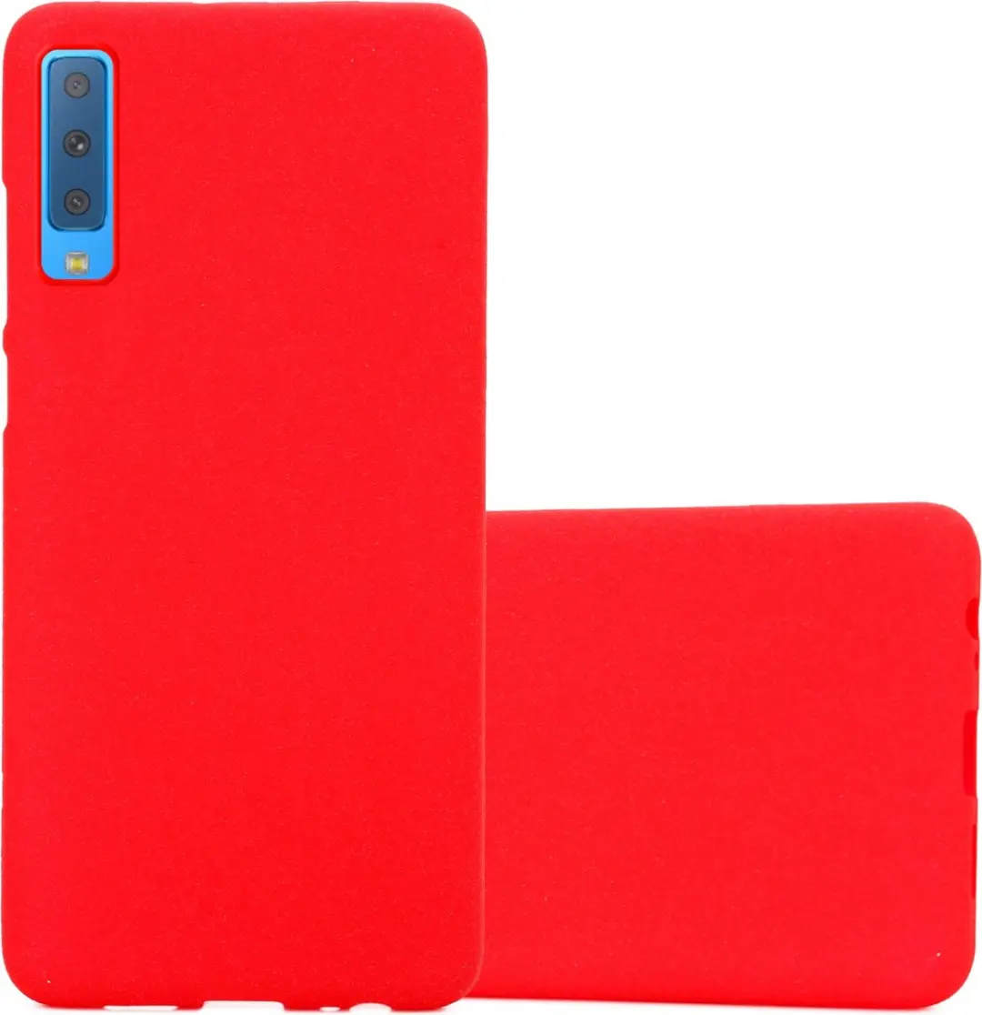 Cadorabo Hoesje geschikt voor Samsung Galaxy A9 2018 in FROST ROOD