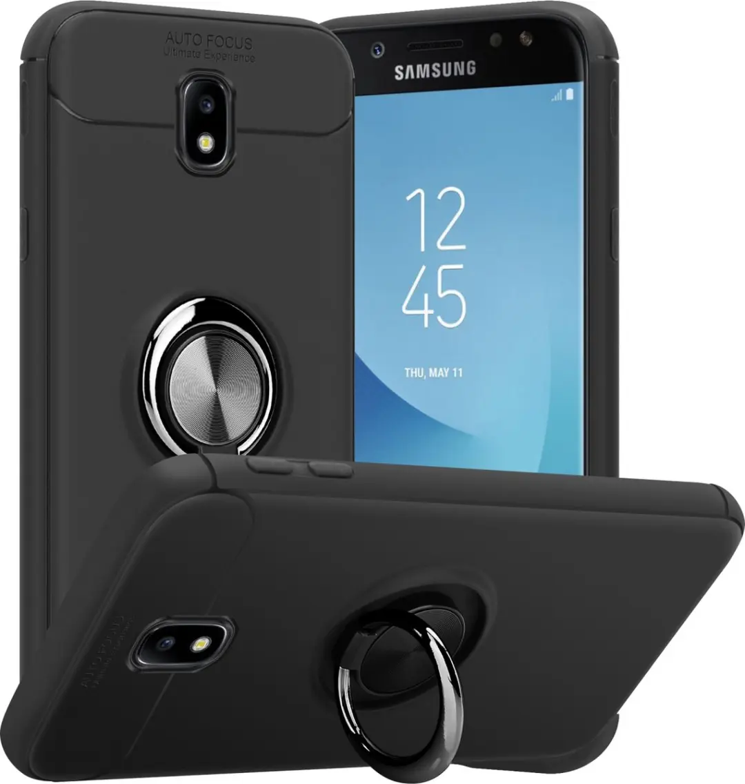 Cadorabo Hoesje geschikt voor Samsung Galaxy J7 2017 in ZWART