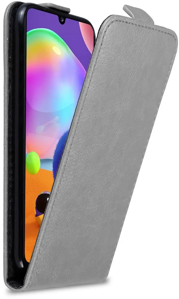 Cadorabo Hoesje geschikt voor Samsung Galaxy A31 in TITANIUM GRIJS
