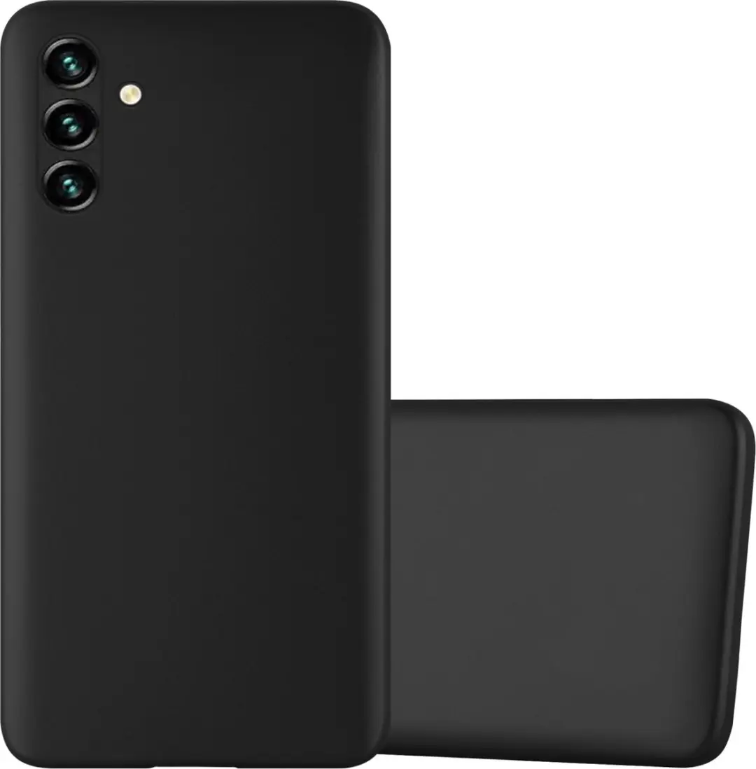 Cadorabo Hoesje geschikt voor Samsung Galaxy A13 5G in METALLIC ZWART