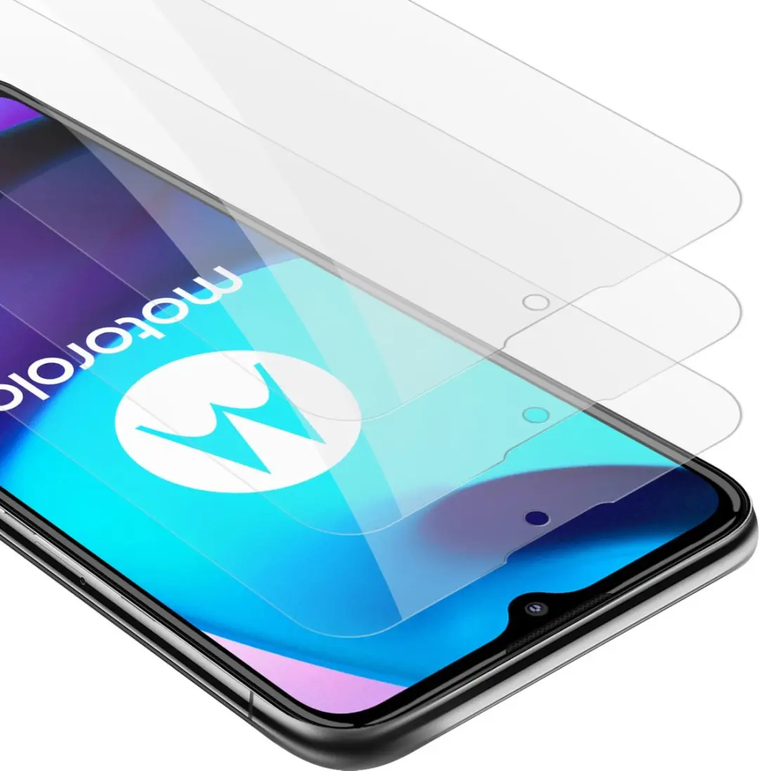 Cadorabo 3x Screenprotector geschikt voor Motorola MOTO E20 / E30 / E40