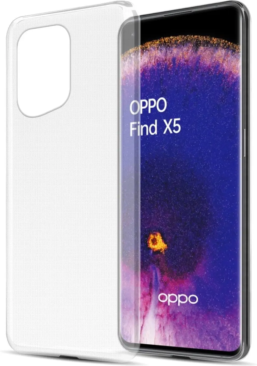 Cadorabo Hoesje geschikt voor Oppo FIND X5 in VOLLEDIG TRANSPARANT