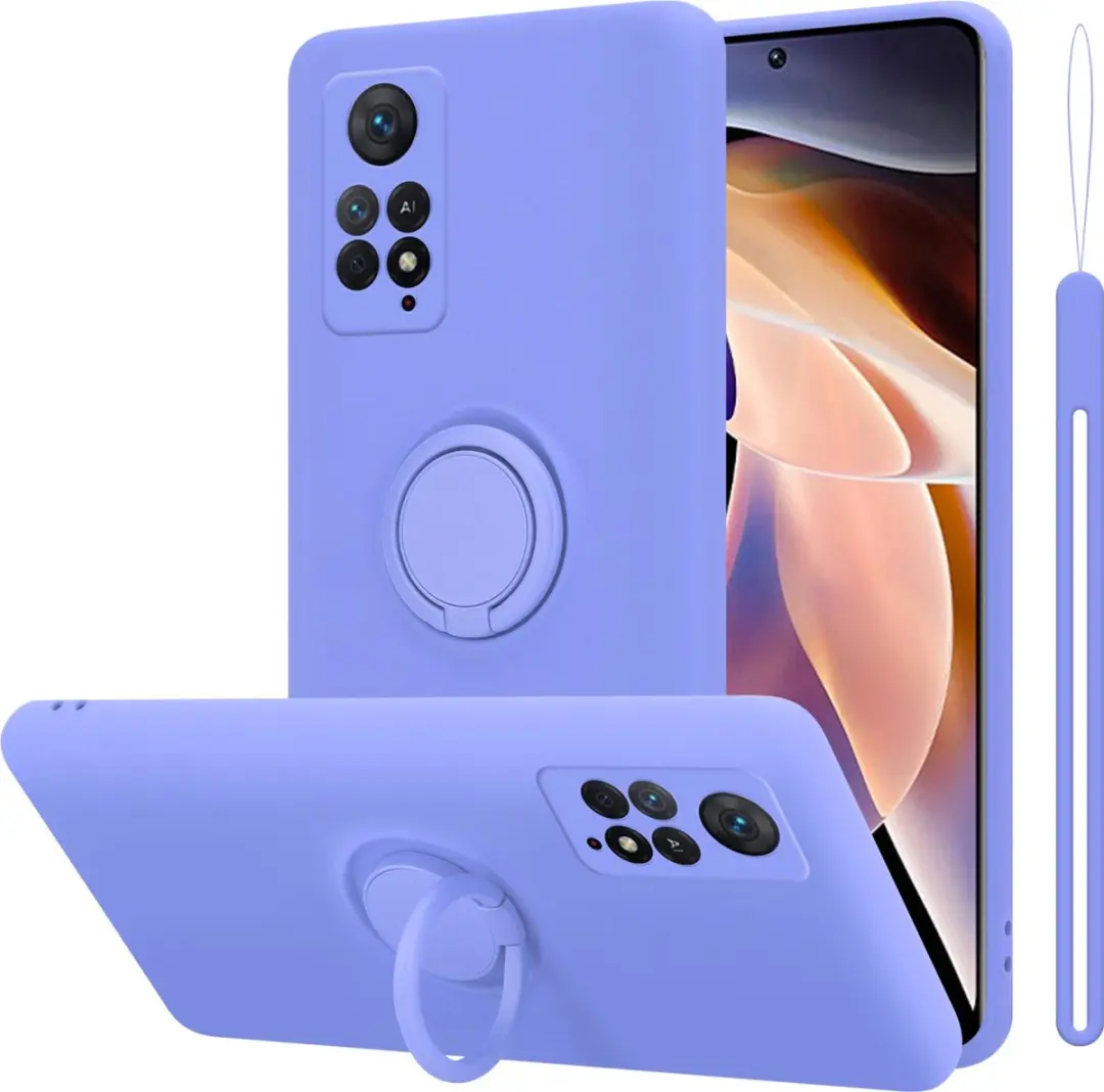Cadorabo Hoesje geschikt voor Xiaomi RedMi NOTE 11 PRO 4G / 5G in LIQUID LICHT P