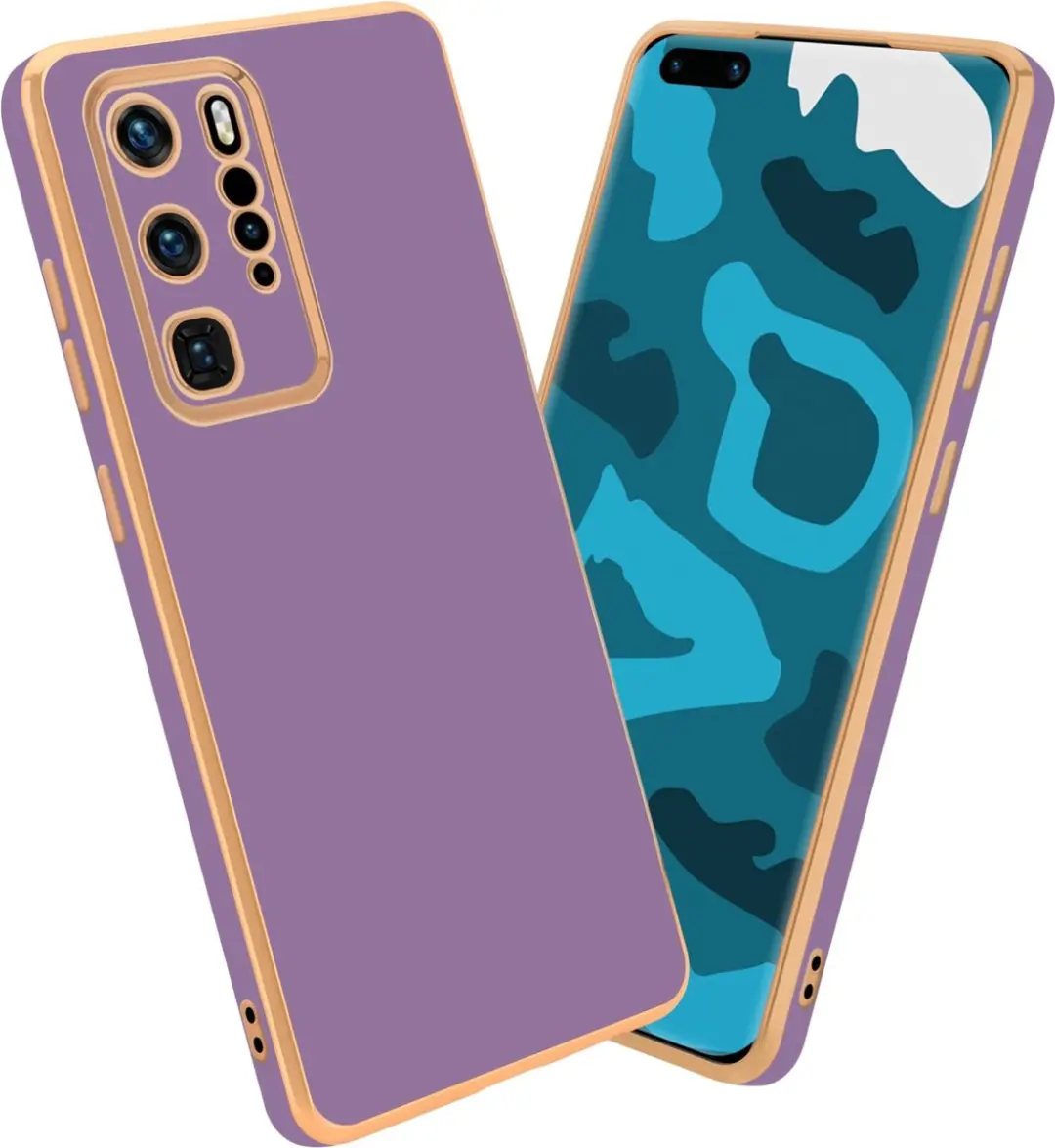 Cadorabo Hoesje geschikt voor Huawei P40 PRO / P40 PRO+ in Glossy Paars