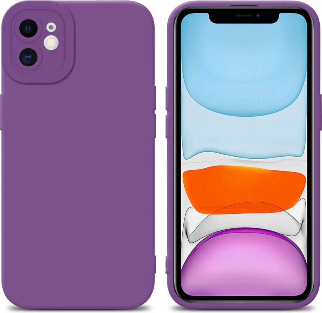 Cadorabo Hoesje geschikt voor Apple iPhone 11 in FLUID MAT PAARS