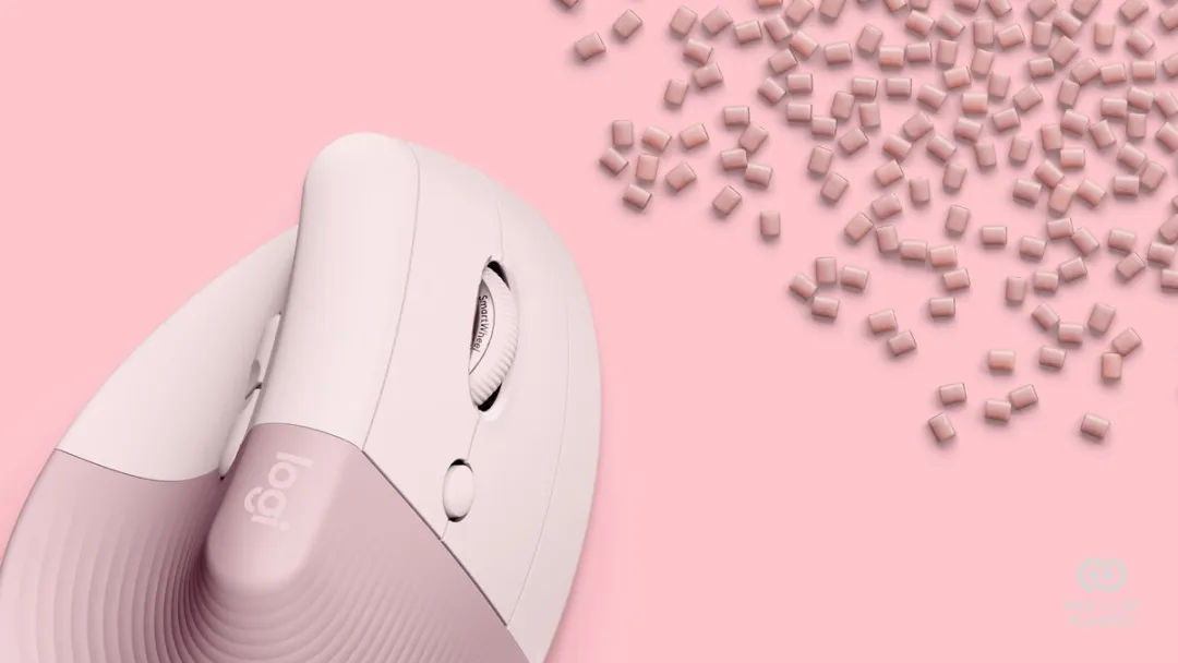 Logitech Lift 910-006478 Verticale Ergonomische Muis - Roze