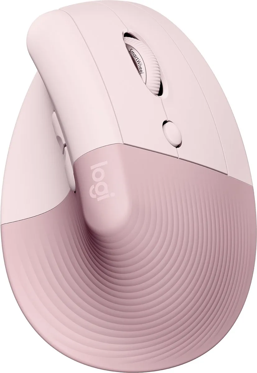 Logitech Lift 910-006478 Verticale Ergonomische Muis - Roze