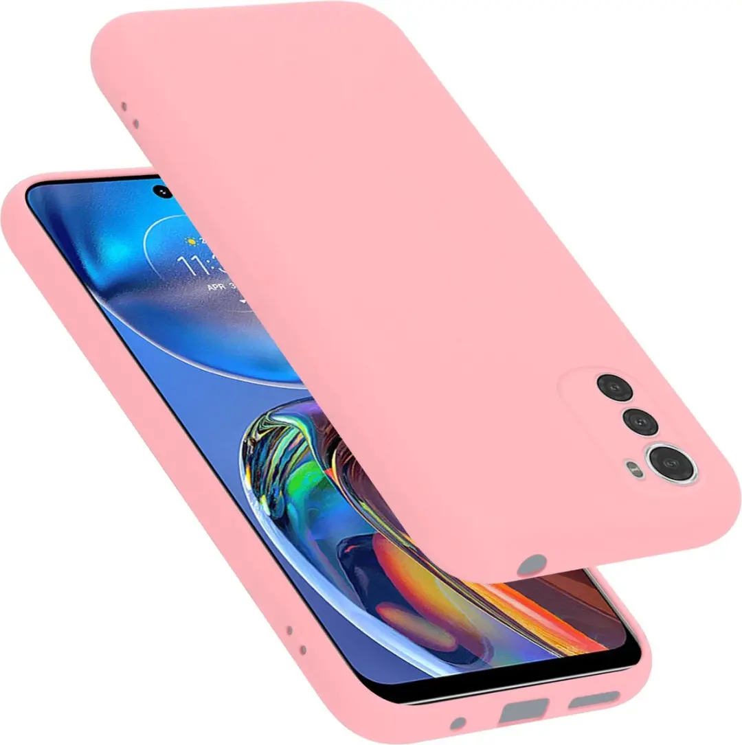 Cadorabo Hoesje geschikt voor Motorola MOTO E32 4G / E32S in LIQUID ROZE