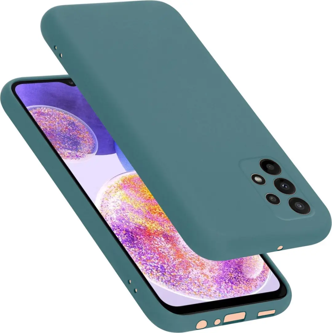 Cadorabo Hoesje geschikt voor Samsung Galaxy A23 4G / 5G in LIQUID GROEN
