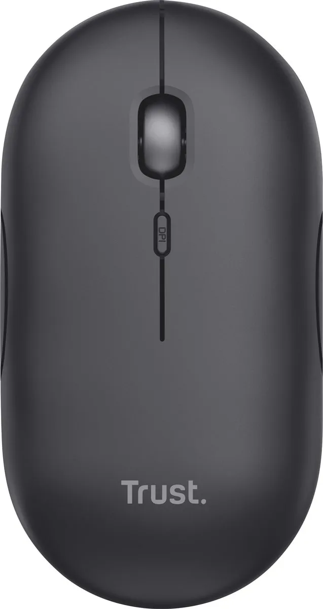 Trust Puck 24059 Draadloze Muis - Ultra dun - Zwart