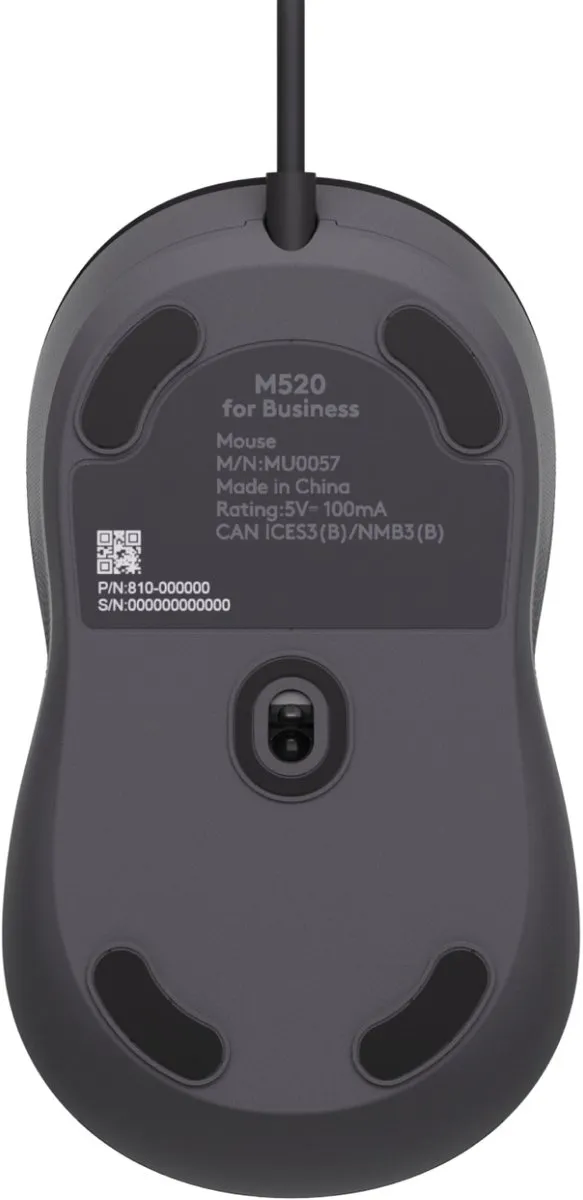 Logitech Muis 910-007511 - 4000 dpi - Grafiet