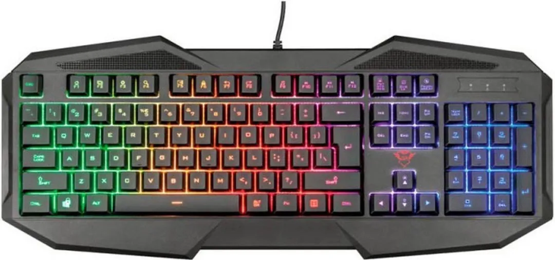 Trust GXT 1180RW Gaming-pakket - Zwart QWERTY Spaans