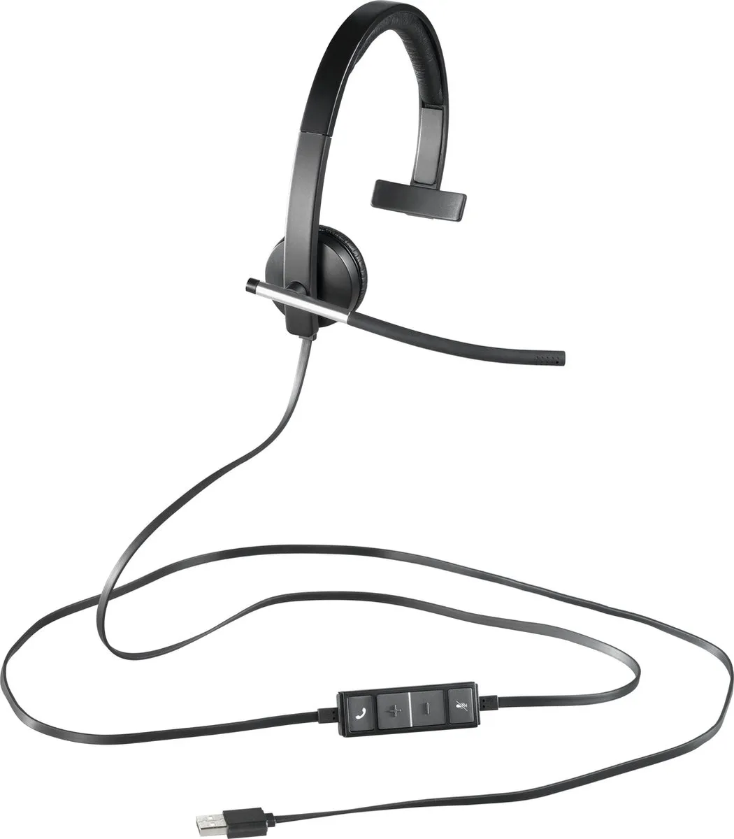 Logitech H650e Mono Headset USB - Zwart