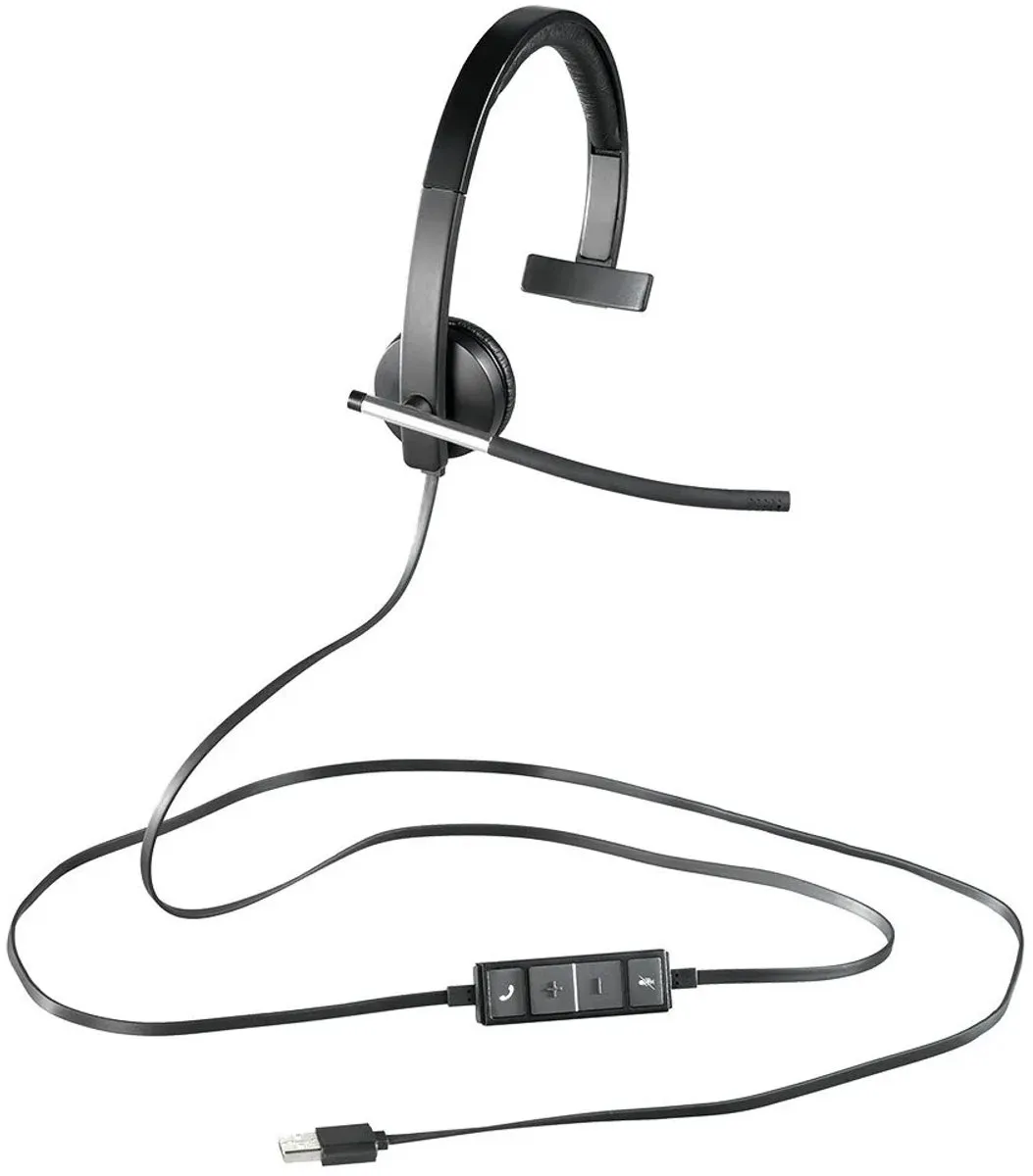 Logitech H650e Mono Headset USB - Zwart