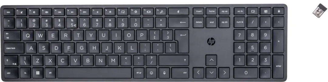 HP 450 Draadloos Toetsenbord QWERTY 4R184AA#ABB - Zwart