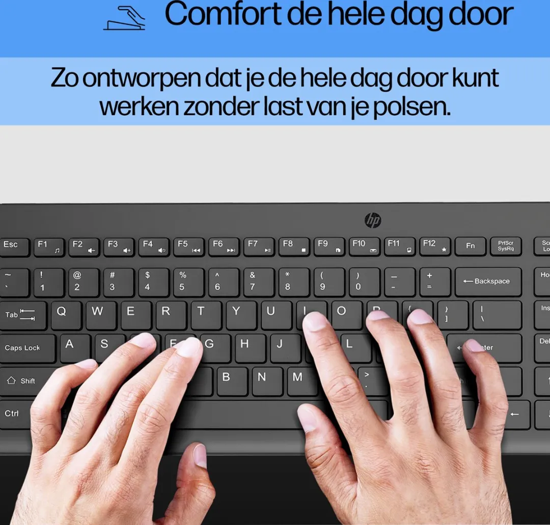 HP 150 Wired Keyboard 664R5AA#ABB - Zwart