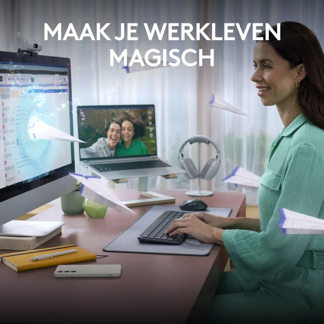 Logitech Signature Slim K950 Draadloos Toetsenbord - Grijs