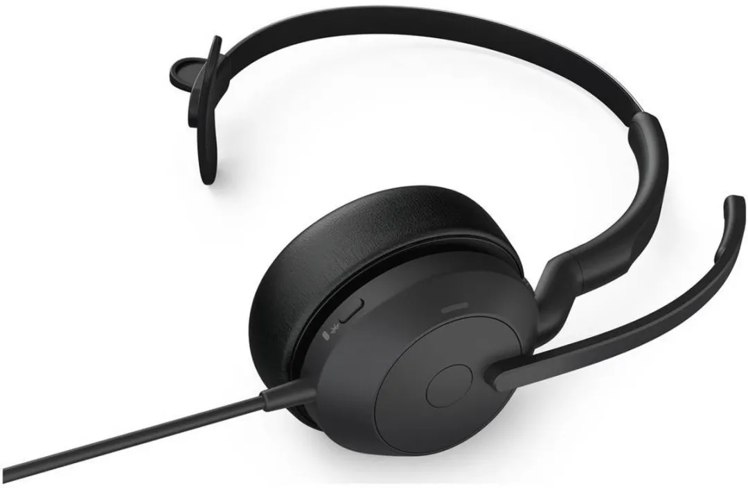 Jabra Evolve2 50 MS 25089-899-799 Headset - ANC - Zwart