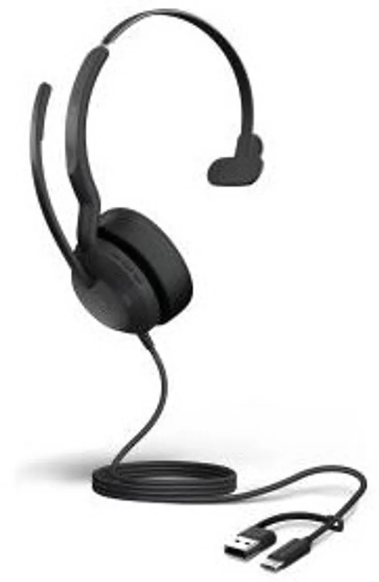 Jabra Evolve2 50 MS 25089-899-799 Headset - ANC - Zwart