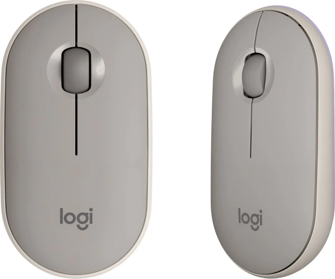 Logitech Pebble M350 Draadloze Muis - Beige - afbeelding 6 van 6