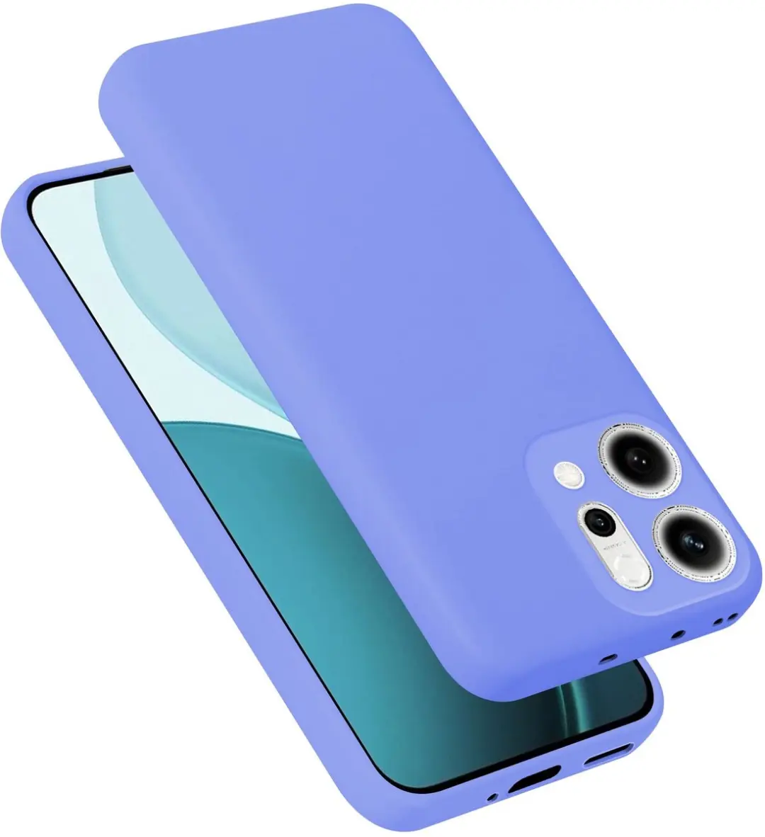 Cadorabo Hoesje geschikt voor OPPO Reno 14 Case in Liquid Lichte Paars Beschermh