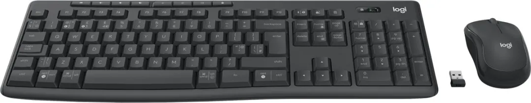 Logitech MK370 Combo Toetsenbord & Muis - Draadloos - QWERTY - Grafiet