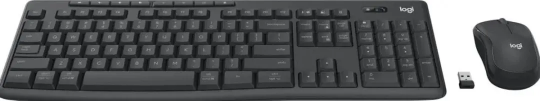 Logitech MK370 Combo Toetsenbord & Muis - Draadloos - QWERTY - Grafiet