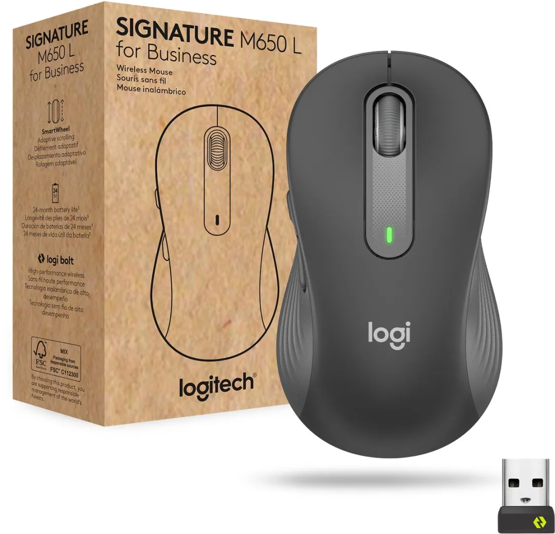 Logitech Signature M650 Muis - Zwart