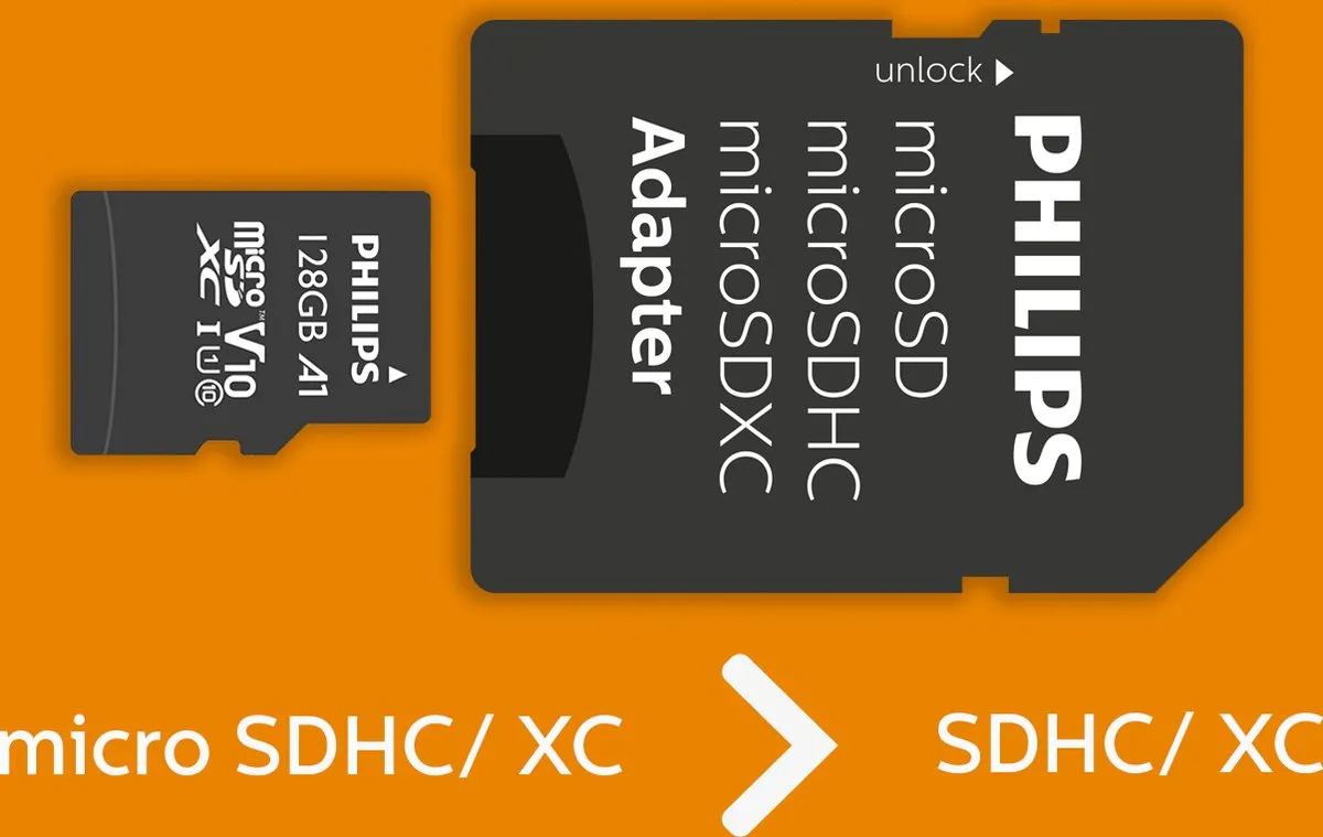 Philips microSDCX FM12MP45B/00 Geheugenkaart 128GB - Class 10 UHS-I U1