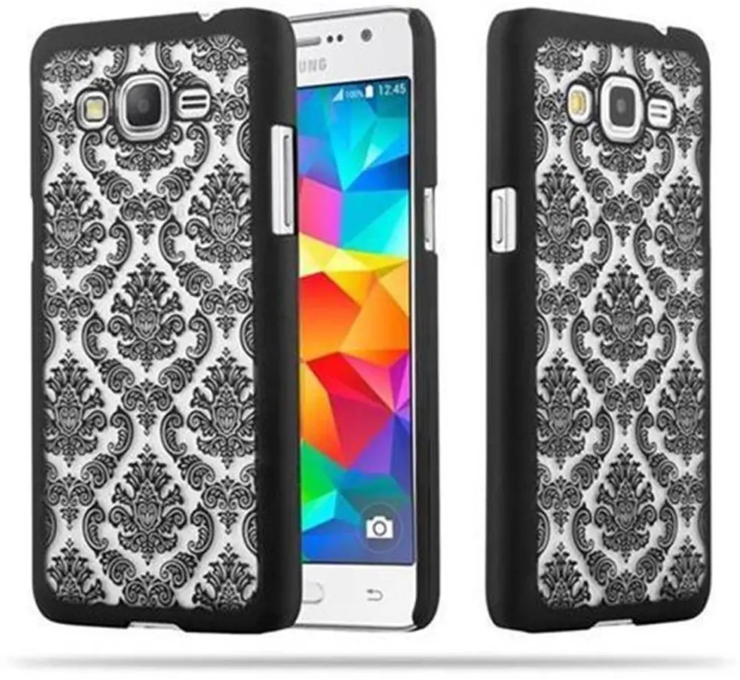 Cadorabo Hoesje geschikt voor Samsung Galaxy GRAND PRIME in ZWART