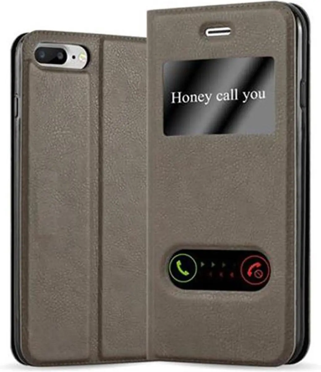 Cadorabo Hoesje geschikt voor Apple iPhone 7 PLUS / 7S PLUS / 8 PLUS in STEEN BR