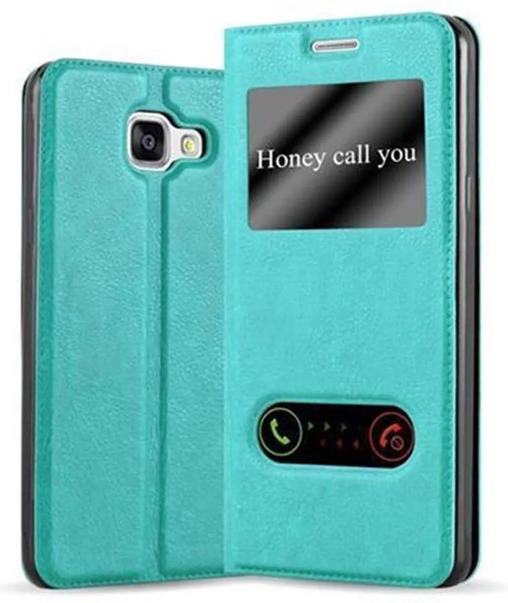 Cadorabo Hoesje geschikt voor Samsung Galaxy A3 2016 in MUNT TURKOOIS