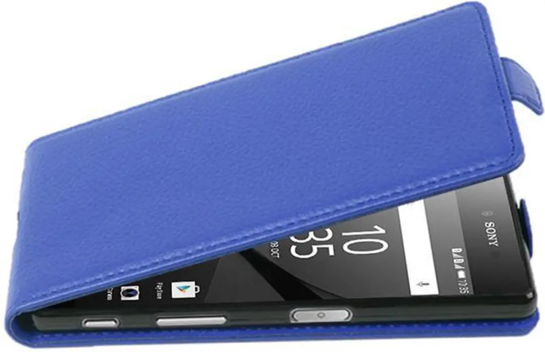 Cadorabo Hoesje geschikt voor Sony Xperia Z5 PREMIUM in KONINGSBLAUW