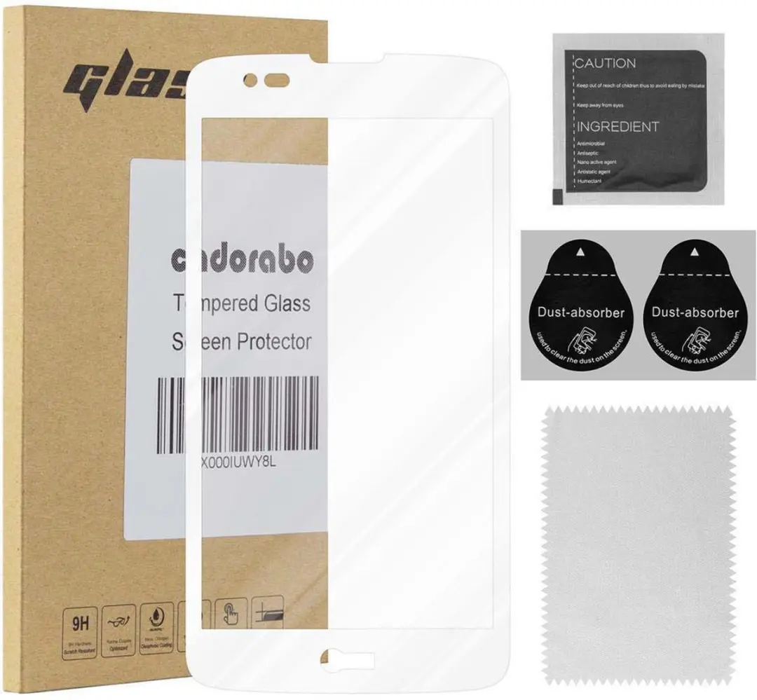 Cadorabo Screenprotector geschikt voor LG K7 2016 Volledig scherm pantserfolie B