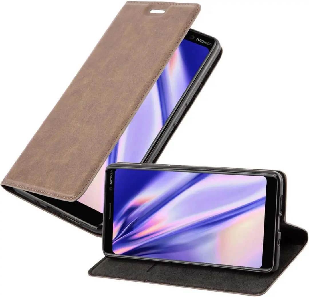 Cadorabo Hoesje geschikt voor Nokia 7 PLUS in KOFFIE BRUIN