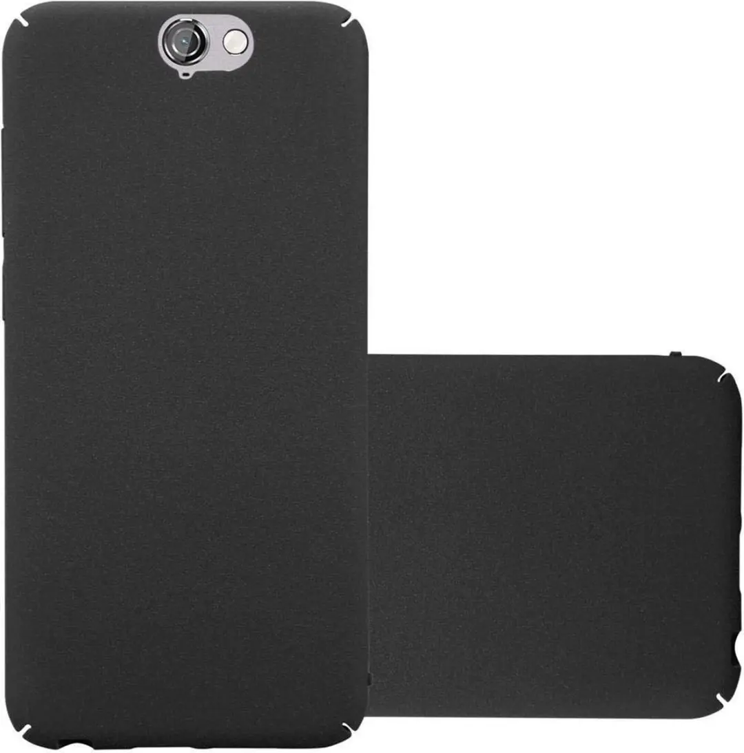 Cadorabo Hoesje geschikt voor HTC ONE A9 in FROSTY ZWART